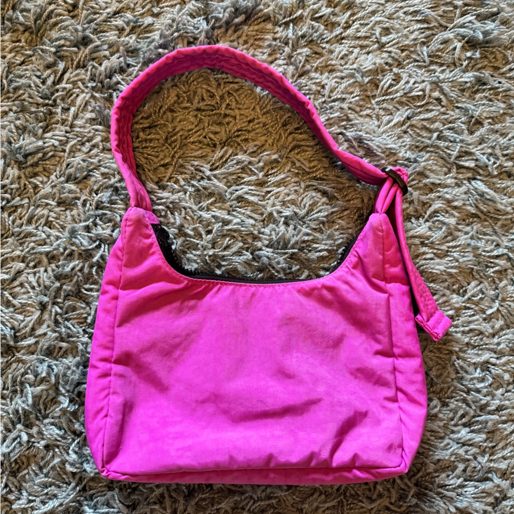 BAGGU Pink Shoulder Bag nylon